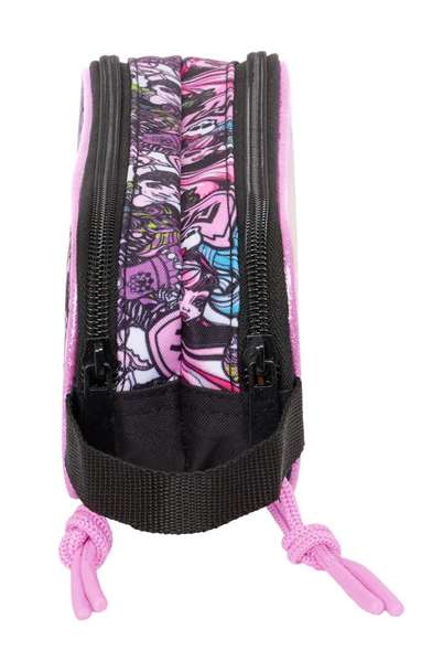 Safta Portatodo Double Monster High Drama, Coffret à bijoux à compartiments, 21 x 8 x 6 cm, Recommandé à partir de 3 ans