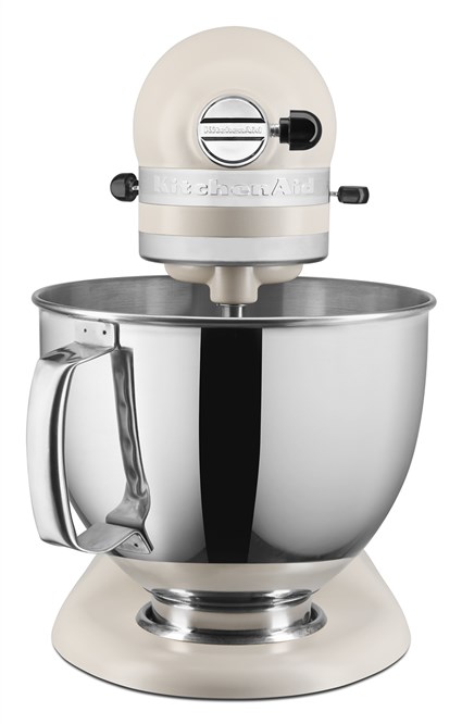 Kitchenaid 5KSM125 Artisan Robot de cuisine multifonction 4,8 L avec bol en acier inoxydable et fouets pour milkshake, pâtisserie et préparations salées Kitchenaid 5KSM125 Artisan Robot de cuisine multifonction 4,8 L avec bol en acier inoxydable et fouets pour milkshake, pâtisserie et préparations salées