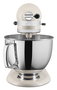 Kitchenaid 5KSM125 Artisan Robot de cuisine multifonction 4,8 L avec bol en acier inoxydable et fouets pour milkshake, pâtisserie et préparations salées
