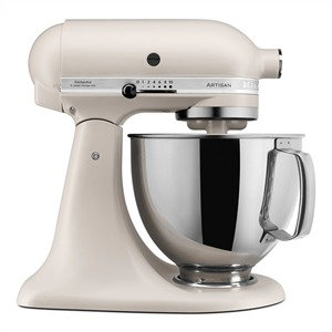 Kitchenaid 5KSM125 Artisan Robot de cuisine multifonction 4,8 L avec bol en acier inoxydable et fouets pour milkshake, pâtisserie et préparations salées Kitchenaid 5KSM125 Artisan Robot de cuisine multifonction 4,8 L avec bol en acier inoxydable et fouets pour milkshake, pâtisserie et préparations salées