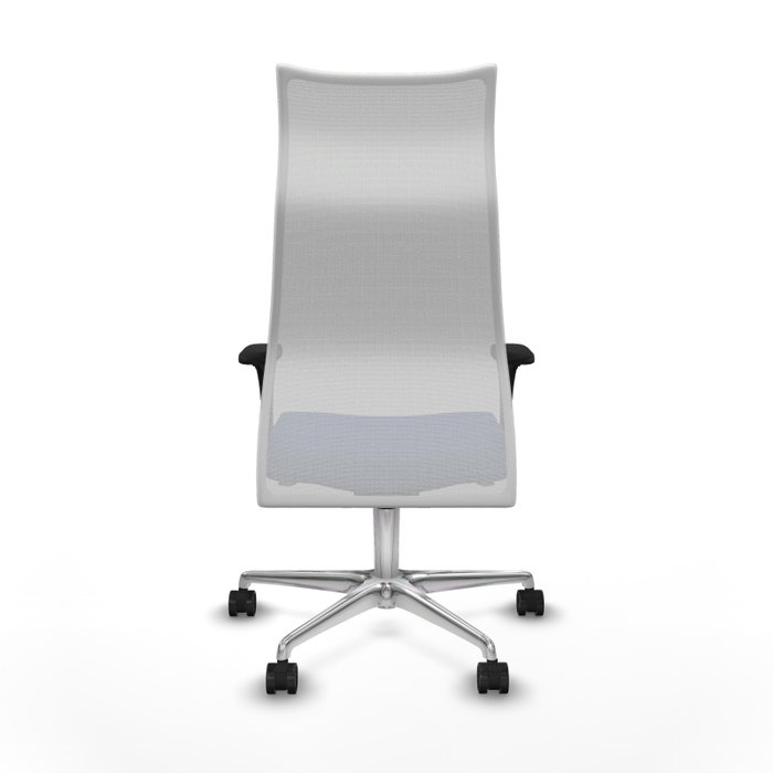 Piqueras y Crespo Chaise de Bureau Albacete XL Bleu Marine et Blanc
