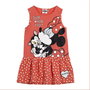 Cerdá Vestido Single Jersey Minnie 4 Ans - Robe Disney pour Fille 4 Ans en Rouge Clair