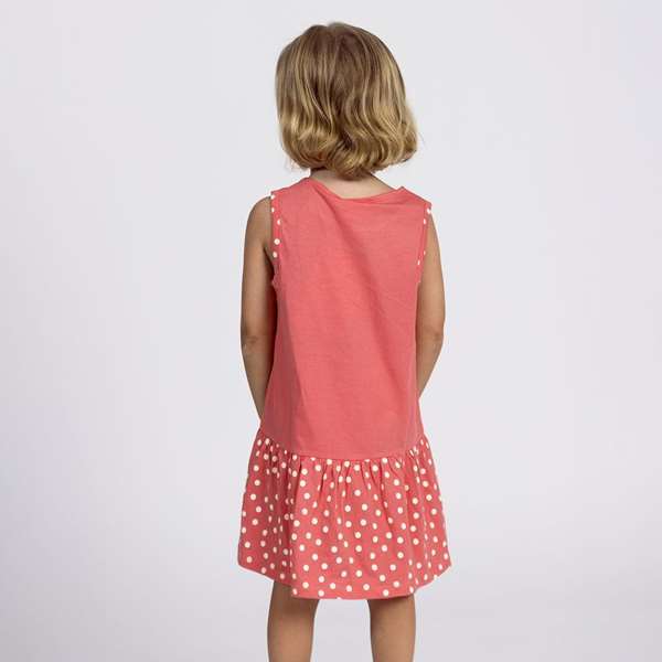 Cerdá Vestido Single Jersey Minnie 4 Ans - Robe Disney pour Fille 4 Ans en Rouge Clair