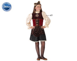 Atosa Disfraz Steampunk Niña Infantil Marron
