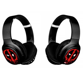 ERT GROUP Auriculares inalambricos Deadpool Marvel - Casque audio sans fil Bluetooth 5.0 avec micro HD, pliable, jusqu'à 8h d'autonomie et lecteur MP3 intégré