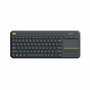 Logitech K400 Plus - Clavier sans fil avec pavé tactile - QWERTY US International - Noir