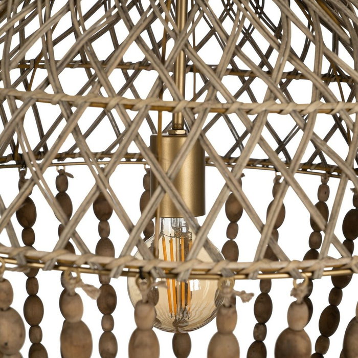 Suspension Doré Naturel 40 W