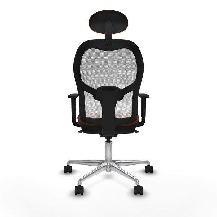 Piqueras y Crespo Chaise de Bureau 1D086N1 Blanc Marron Piqueras y Crespo Chaise de Bureau 1D086N1 Blanc Marron