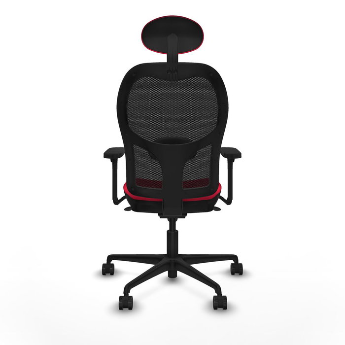 Piqueras y Crespo Chaise de Bureau avec Appui-tête Jorquera 3D036N1 Rouge