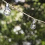 Lumisky FANTASY CORD SOLAR Guirlande lumineuse solaire extérieure avec corde de 10 ampoules LED transparentes blanc chaud 7.50 m