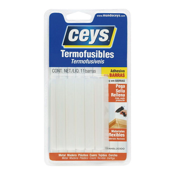 Bâtons de colle thermofusible Ceys Transparent Bâtons de colle thermofusible Ceys Transparent