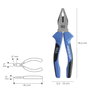 WOLFPACK LINEA PROFESIONAL Pinces Universelles DIN/ISO Plus 180 mm