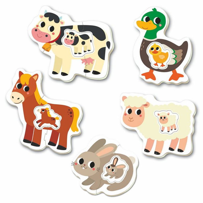 EDUCA La Granja 5 Babys Puzzles EDUCA La Granja 5 Babys Puzzles