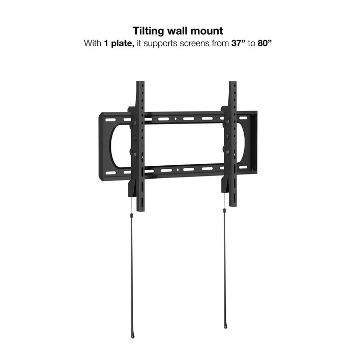 Tooq Support mural inclinable pour écrans de 37 à 140 pouces LP1401T-B