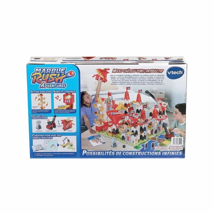Vtech Marble Rush Adventures - Maxi Château Fort Interactif Multicolore