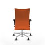 Piqueras Y Crespo Albacete Confidente Chaise de Bureau Orange avec Mécanisme Synchrone