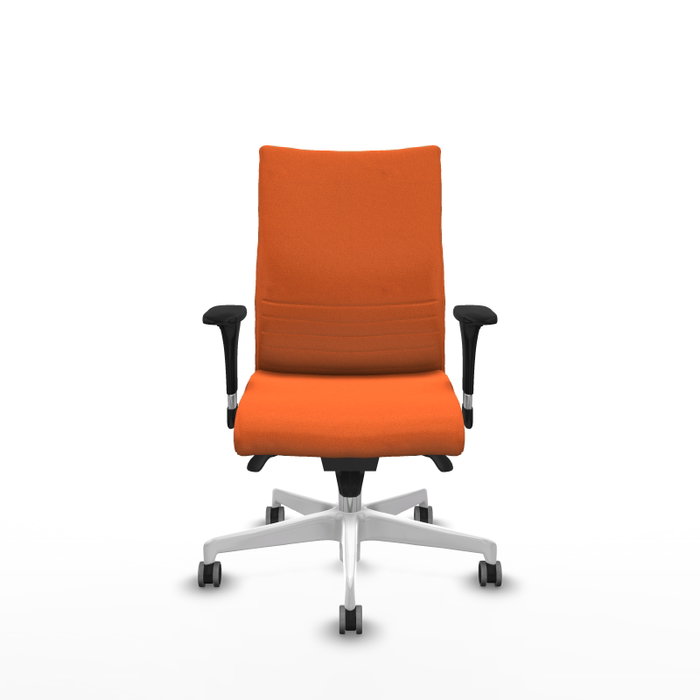 Piqueras Y Crespo Albacete Confidente Chaise de Bureau Orange avec Mécanisme Synchrone Piqueras Y Crespo Albacete Confidente Chaise de Bureau Orange avec Mécanisme Synchrone