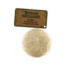 MODELITE NATURE Éponge exfoliante au konjac et poudre de coque de noix de coco