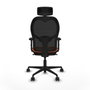 Piqueras y Crespo Chaise de Bureau avec Appui-tête Jorquera 2D036N2 Orange