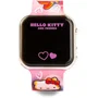 Kids Licensing Montre LED Hello Kitty - Modèle HK50151 - Montre pour enfants avec affichage heure/date et fond d'écran personnalisable, pile incluse
