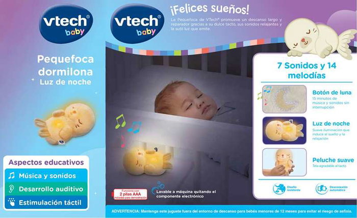 Vtech Pequefoca Dormilona Luz de Noche Vtech Pequefoca Dormilona Luz de Noche