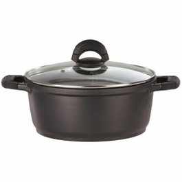 GSW Faitout SILCOGUSS en aluminium coulé, 28 cm, Noir