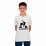 T shirt à manches courtes Enfant Le coq sportif Ess N°1 Enfant New Blanc