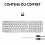 Logitech MX Keys S - Clavier sans fil AZERTY - Gris pâle