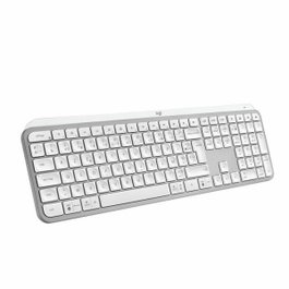 Logitech MX Keys S - Clavier sans fil AZERTY - Gris pâle