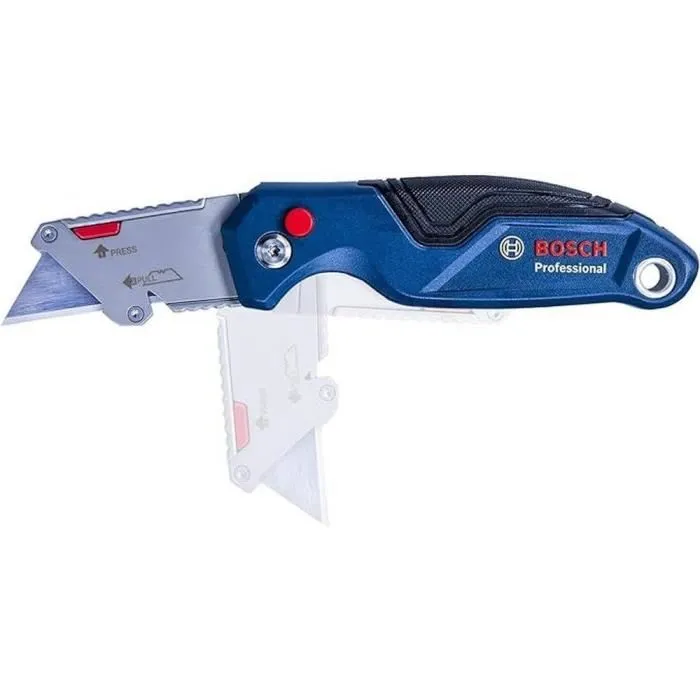 Bosch Professional Cutter pliant universel, changement de lame sans outil, revêtement Softgrip ergonomique
