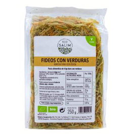 ECO SALIM Fideos finos aux légumes BIO VEGAN 250g