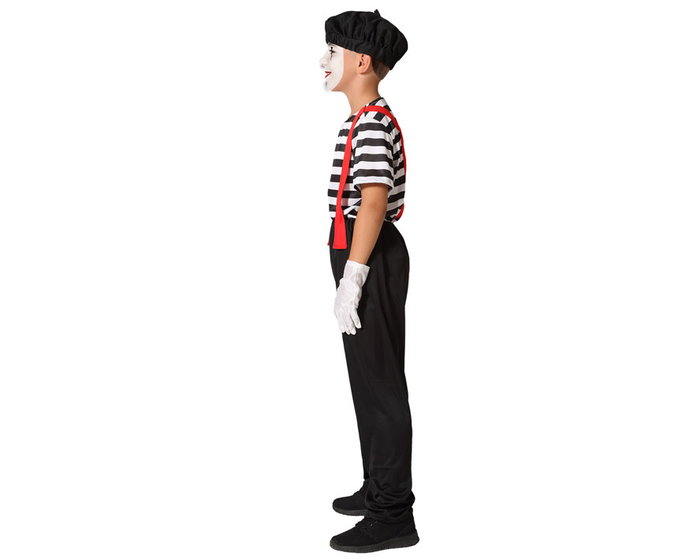 BigBuy Carnival Déguisement Mime pour Enfant, 3-4 Ans, Multicolore