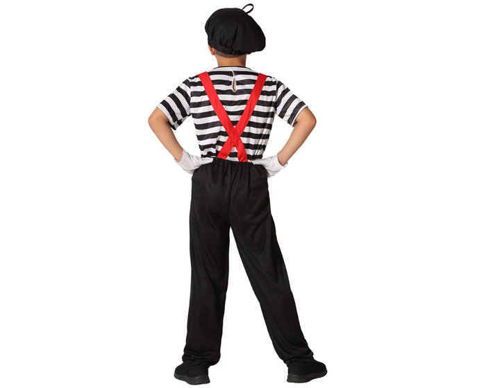 BigBuy Carnival Déguisement Mime pour Enfant, 3-4 Ans, Multicolore