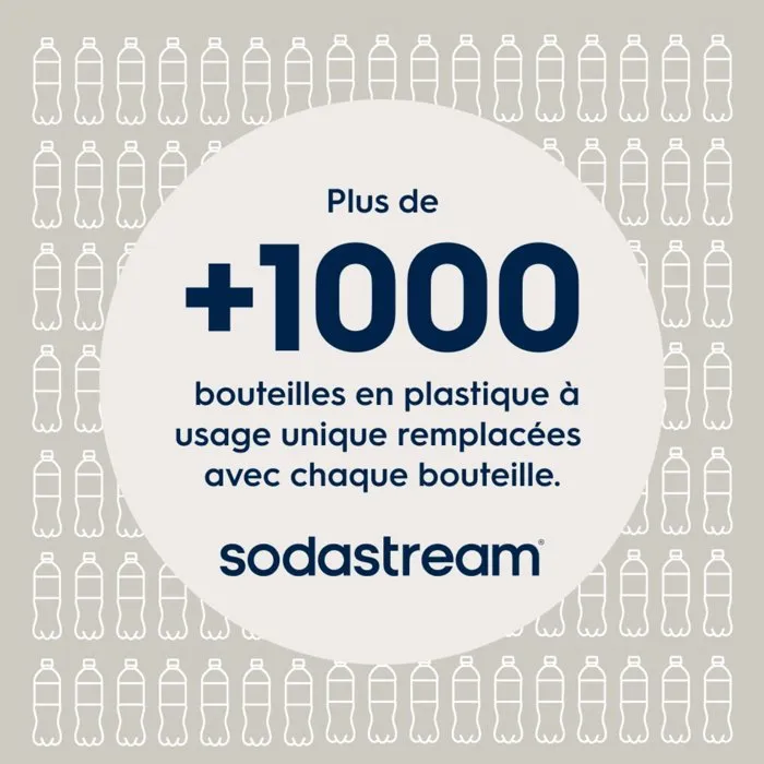 SodaStream Bouteille Isotherme Fizz&Go Cool 0,9 L pour Machine à Eau Pétillante - Garde le Froid 12h - Compatible Lave-vaisselle - Sable