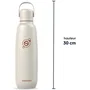 SodaStream Bouteille Isotherme Fizz&Go Cool 0,9 L pour Machine à Eau Pétillante - Garde le Froid 12h - Compatible Lave-vaisselle - Sable