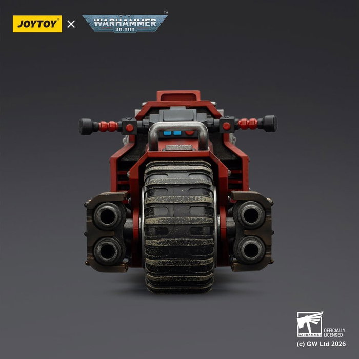 Joy Toy (CN) Warhammer 40,000 Raider-pattern Combat Bike Blood Angels avec fusils à boulons jumelés Joy Toy (CN) Warhammer 40,000 Raider-pattern Combat Bike Blood Angels avec fusils à boulons jumelés