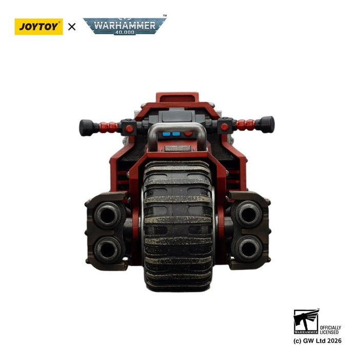 Joy Toy (CN) Warhammer 40,000 Raider-pattern Combat Bike Blood Angels avec fusils à boulons jumelés Joy Toy (CN) Warhammer 40,000 Raider-pattern Combat Bike Blood Angels avec fusils à boulons jumelés