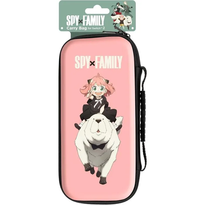 Konix Housse de Protection Transport pour Nintendo Switch, Nintendo Switch 2 et Switch OLED - Accessoires Rangement Cartouches - Design Spy x Family Anya et Bond Forger Rose Konix Housse de Protection Transport pour Nintendo Switch, Nintendo Switch 2 et Switch OLED - Accessoires Rangement Cartouches - Design Spy x Family Anya et Bond Forger Rose
