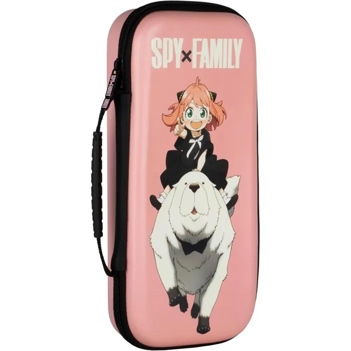 Konix Housse de Protection Transport pour Nintendo Switch, Nintendo Switch 2 et Switch OLED - Accessoires Rangement Cartouches - Design Spy x Family Anya et Bond Forger Rose Konix Housse de Protection Transport pour Nintendo Switch, Nintendo Switch 2 et Switch OLED - Accessoires Rangement Cartouches - Design Spy x Family Anya et Bond Forger Rose