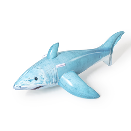 Bestway 41405 Figure Gonflable Requin avec Poignées 183x102 cm +3 Ans Plage et Piscine