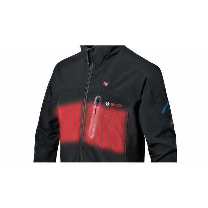 Bosch Professional Veste chauffante GHJ 12+18V XA Noir Taille L