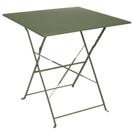Home Deco Factory Table pliante verte 70x70x71 cm