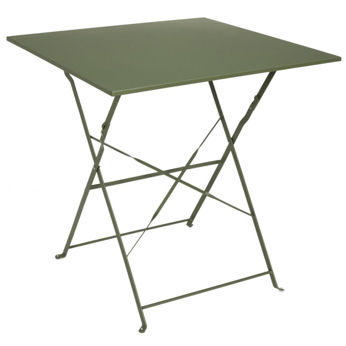 Home Deco Factory Table pliante verte 70x70x71 cm Home Deco Factory Table pliante verte 70x70x71 cm