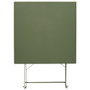 Home Deco Factory Table pliante verte 70x70x71 cm