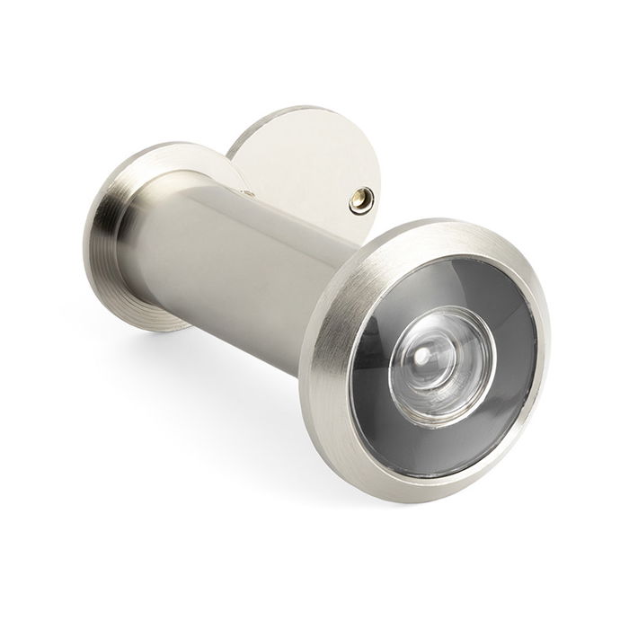 BYP Mirilla Óptica Ø16 Acabado Latón Niquel Mirilla 60-85Mm BYP Mirilla Óptica Ø16 Acabado Latón Niquel Mirilla 60-85Mm