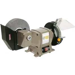 FARTOOLS Touret à meuler TME 150-200B, 250 W, diamètres 200 mm et 150 mm, avec support métal et carter plexi