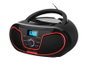 DAEWOO Radio CD Bluetooth, USB et Égaliseur - Rouge