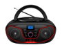 DAEWOO Radio CD Bluetooth, USB et Égaliseur - Rouge