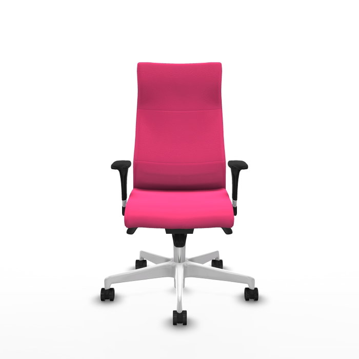Piqueras Y Crespo Fauteuil Albacete, mécanisme synchro, similicuir Rose