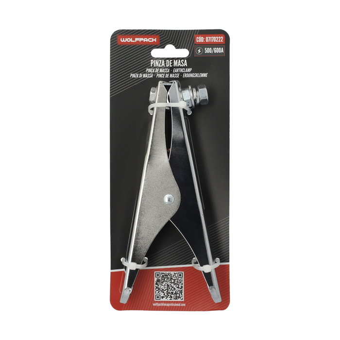 WOLFPACK LINEA PROFESIONAL Pinza De Masa 500/600 Amperios WOLFPACK LINEA PROFESIONAL Pinza De Masa 500/600 Amperios